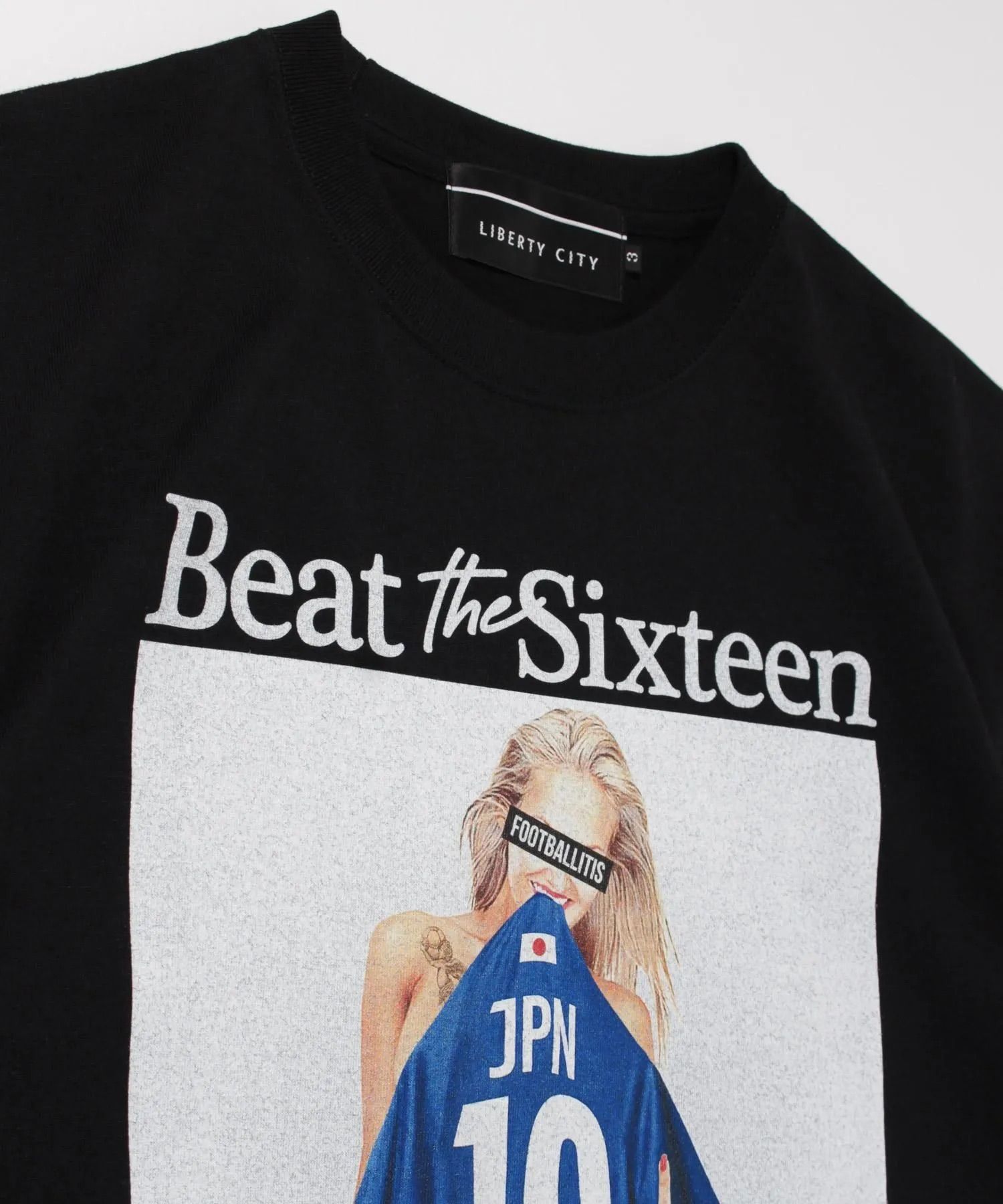 【FOOTBALLITIS】[No.10] Tシャツ / BLACK [261327NT]