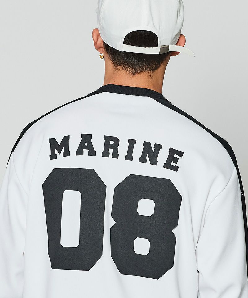 ACANTHUS x muta MARINE / muta Soccor Jersey Top / ジャージカットソー / WHITE / MA2434