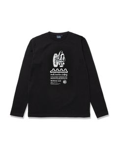 My Melody × muta MARINE SURFING ストレッチロングスリーブTシャツ / ブラック [MMMP-434771] ⭐︎3月5日より随時出荷⭐︎