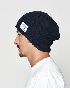 ☆先行予約☆muta MARINE × ACANTHUS  / メッシュバックプールニットキャップ / Mesh Back Pool Knit Cap / NAVY 【MA2623】