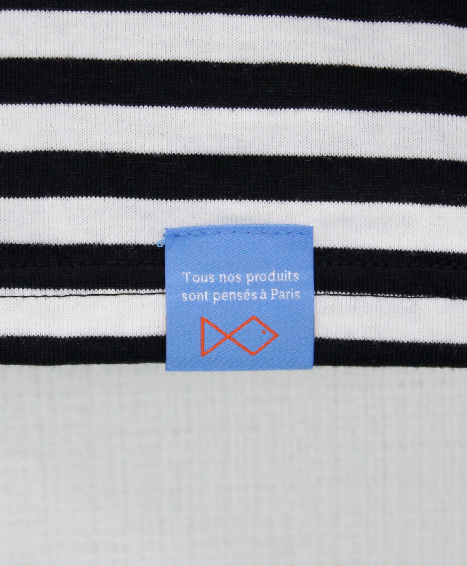 Tシャツ / Tiphanie Border / BLACK x RED