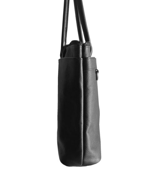 ウォータープルーフレザービジトートバッグ / Water Proof Cow Lether Tote Bag / B-BK [DCD-01511]