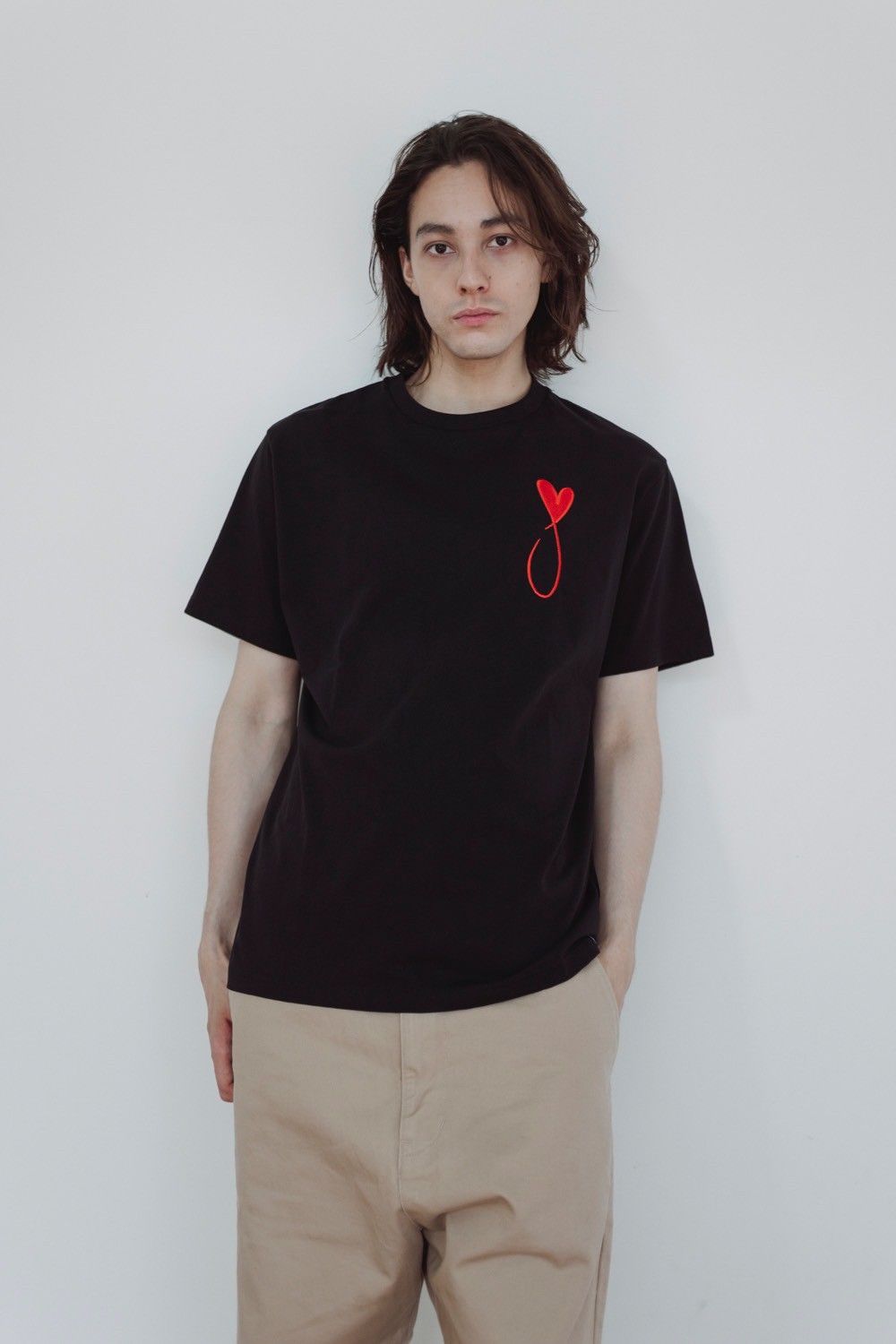 Tシャツ / Tiphanie Big Logo / BLACK x RED