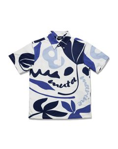 フローラル ポロシャツ / ホワイト [MGBG-446825]⭐︎