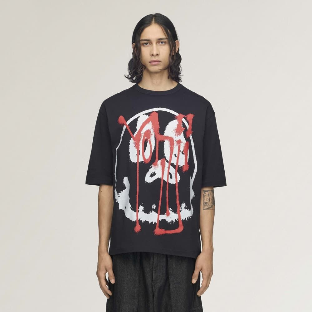 チト グラフィック ショート スリーブ Tシャツ / Y-3 CHITO GRAPHIC SHORT SLEEVE TEE / BLACK [KR1062 -APPA26]