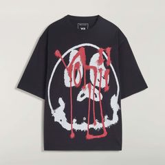 チト グラフィック ショート スリーブ Tシャツ / Y-3 CHITO GRAPHIC SHORT SLEEVE TEE / BLACK [KR1062 -APPA26]