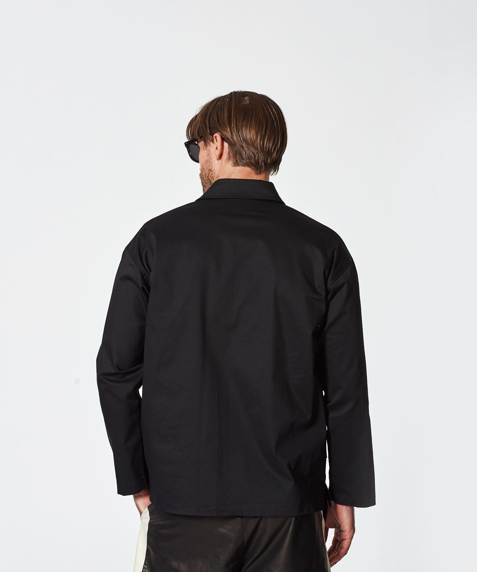 Military Shirt Jacket / ミリタリーシャツジャケット / BLACK【JK2501】