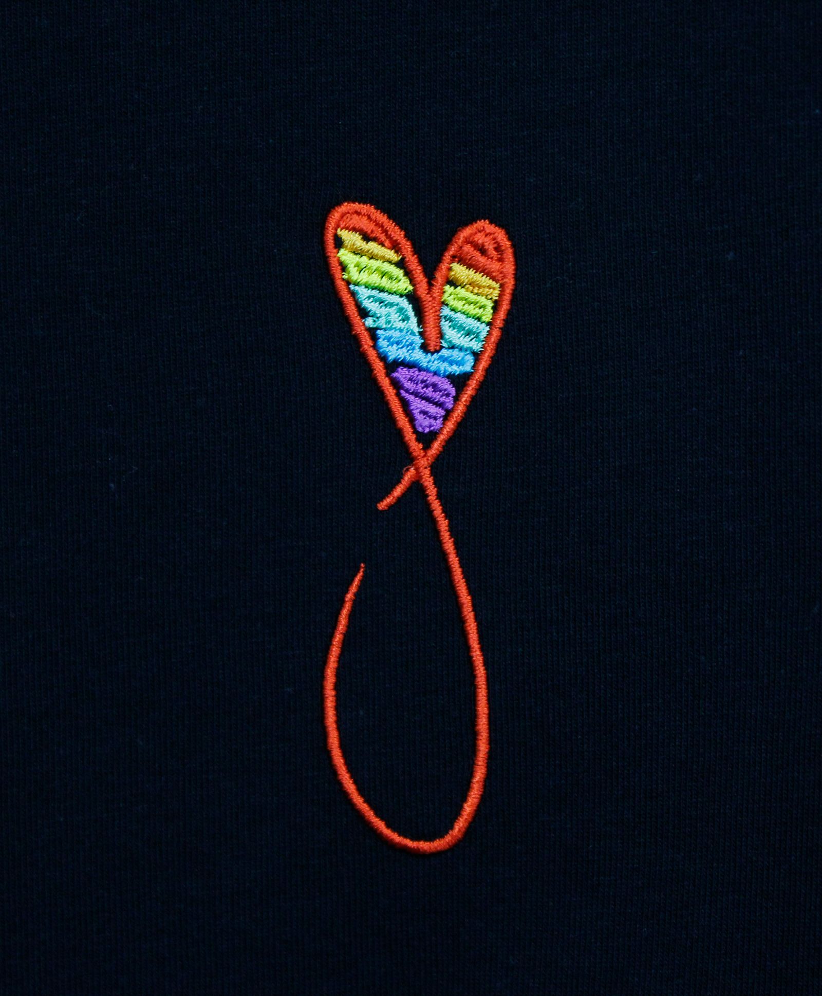 Tシャツ / Tiphanie2 / BLACK x RED RAINBOW