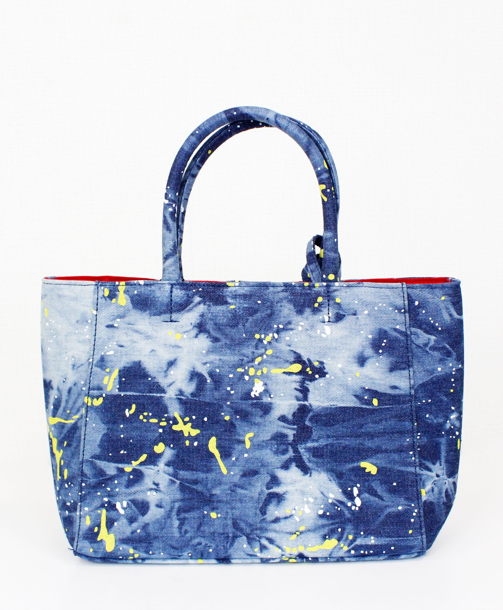 TRE STAR - スマイリーワッペントートバッグ Sサイズ SMILY WAPPEN TOTE - S [TSWS-01] PAINT DENIM  | MAVERICK GROUP ONLINE STORE