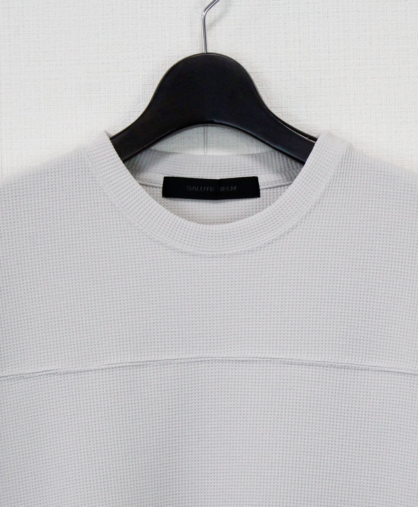 マルーデコットン30sワッフル 半袖Tシャツ  / グレージュ [76003]