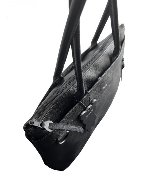 ウォータープルーフレザービジトートバッグ / Water Proof Cow Lether Tote Bag / B-BK [DCD-01511]