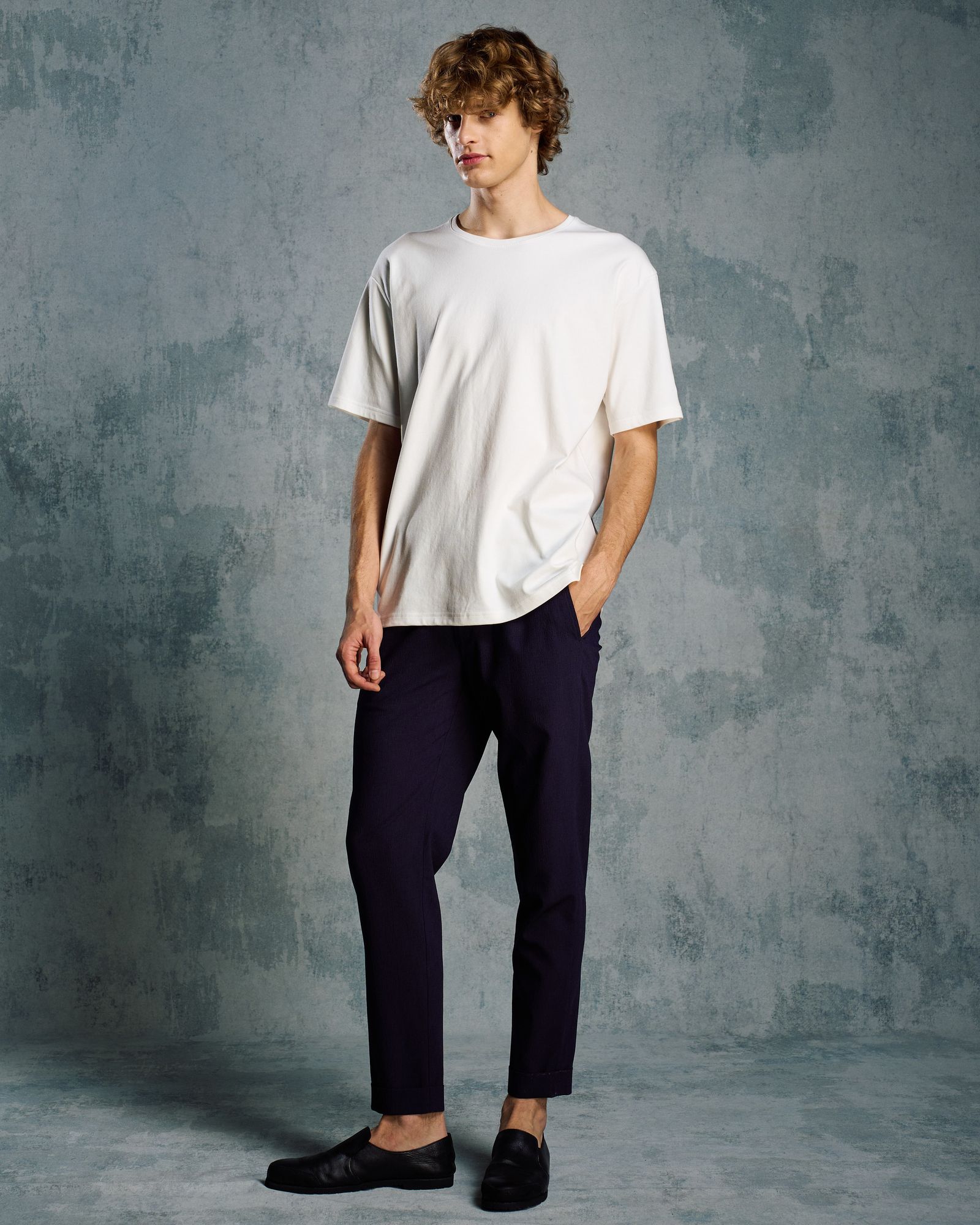☆先行予約☆ タックスリムスラックス /  tuck slim slacks / BLACK [5219 pe51i]