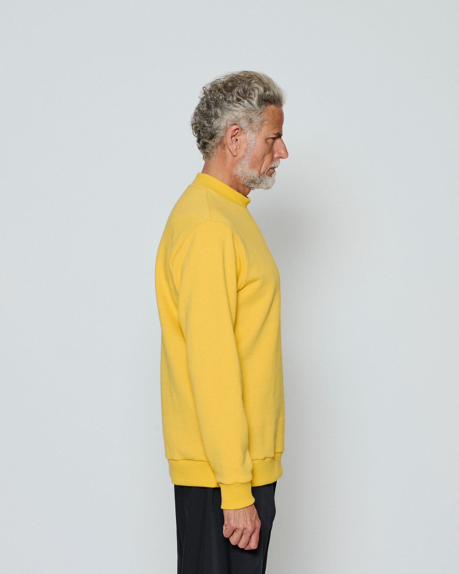 ☆先行予約☆  モックネックスウェット / Mockneck Sweatshirts / YELLOW 【HJ2603】