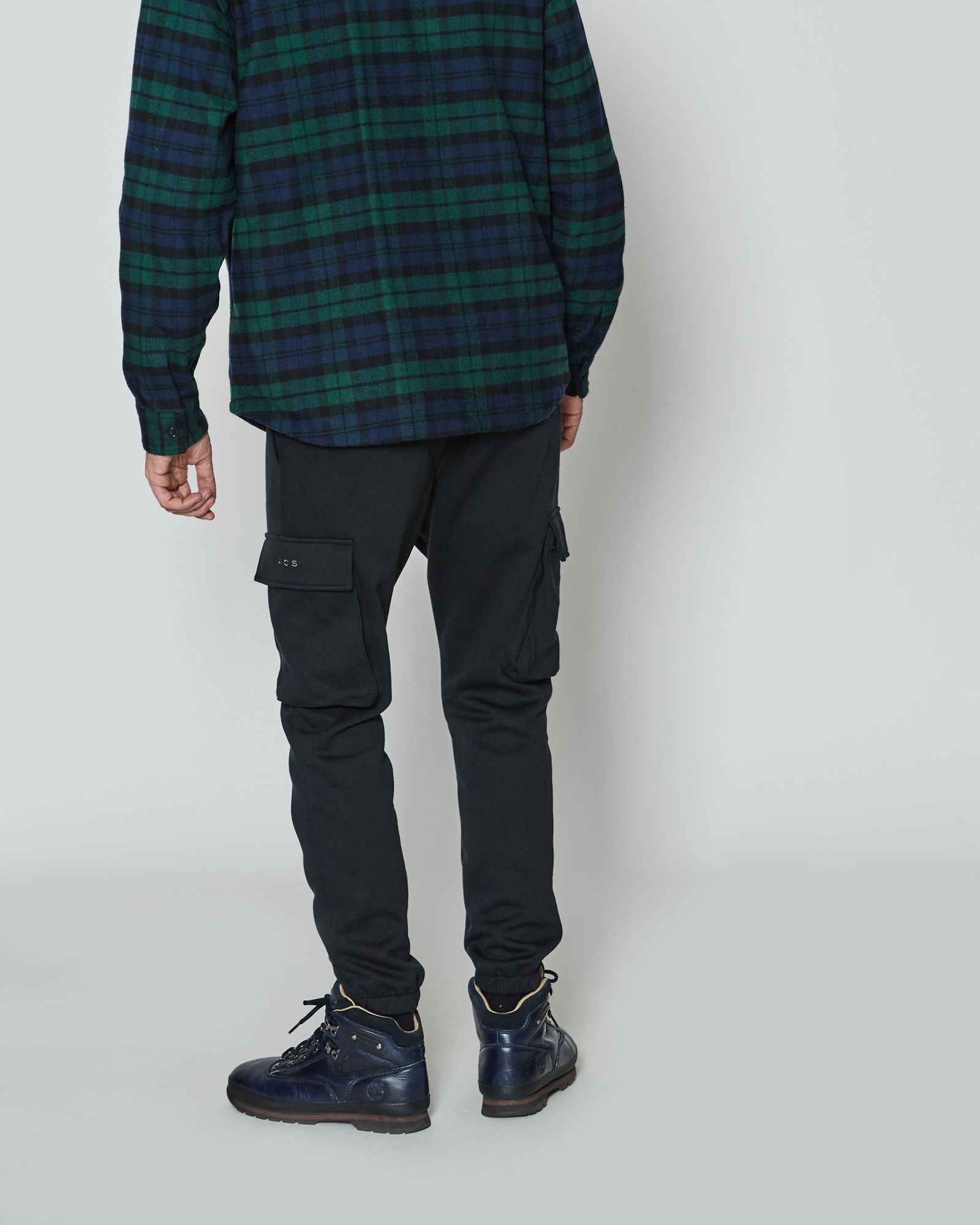 Double-knit Cargo Pant / カーゴパンツ / BLACK 【PT2404】