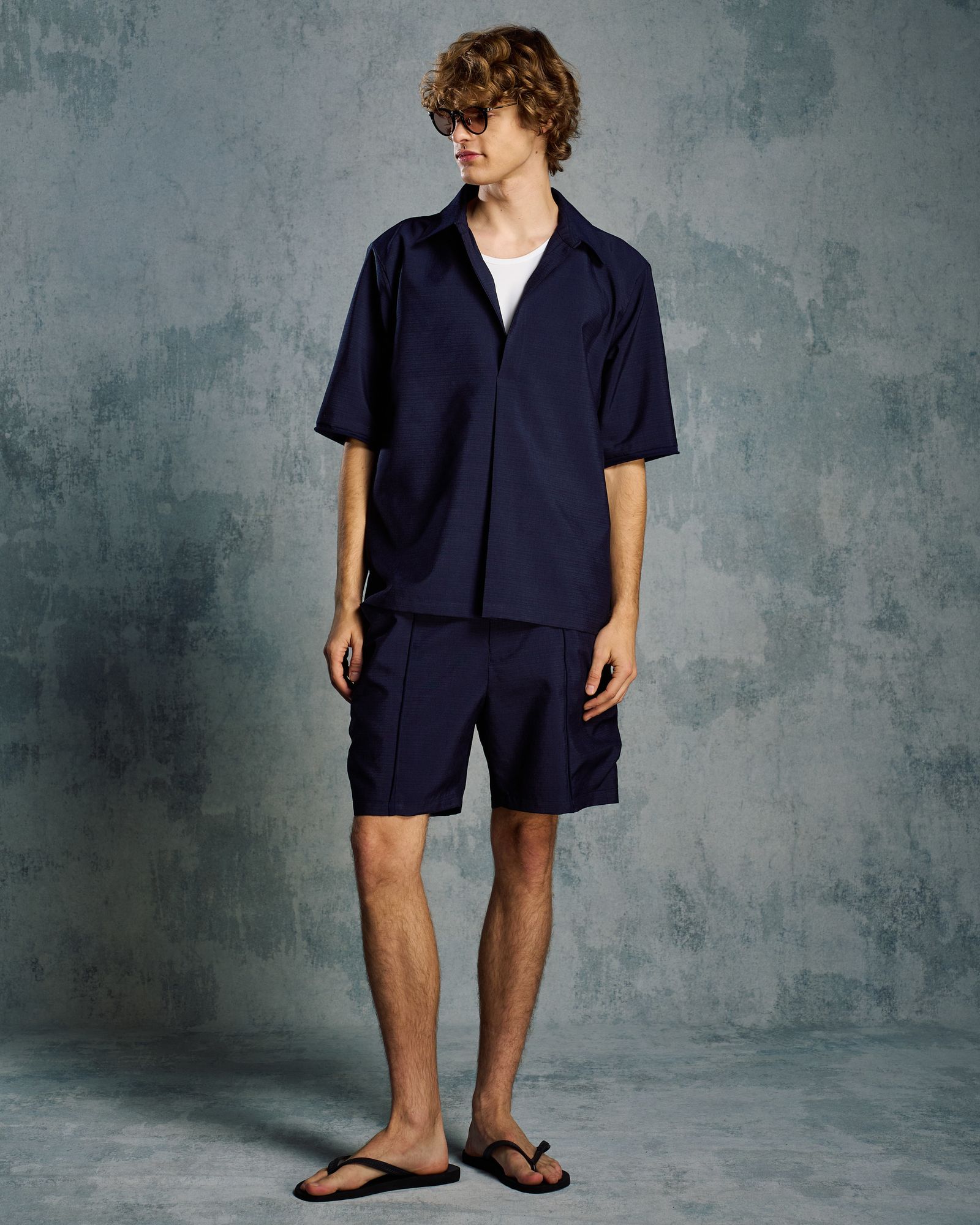 ☆先行予約☆ テックショーツ / teck shorts / NAVY [5221 pe49i]