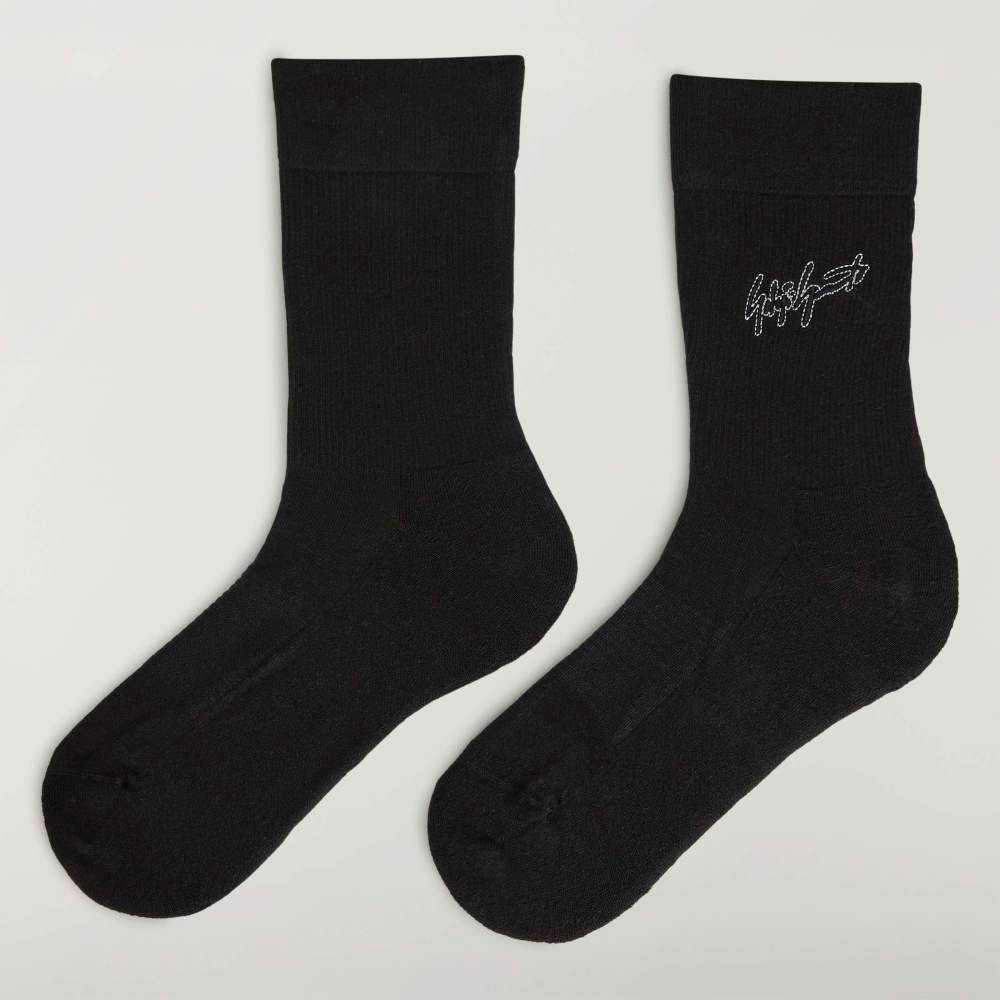 ソックス / Y-3 GRAPHIC CREW SOCKS / BLACK [KR9041-ACCS26]