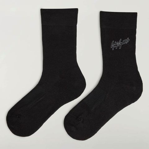 ソックス / Y-3 GRAPHIC CREW SOCKS / BLACK [KR9041-ACCS26]
