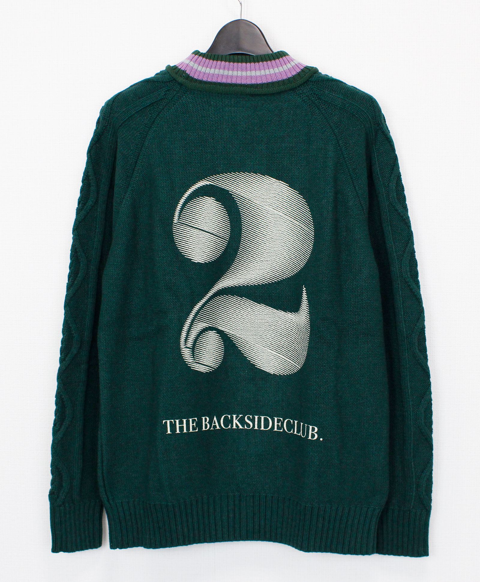 クルーネックニット / NUMBER KNITWEAR / FOREST 【KRW 702】