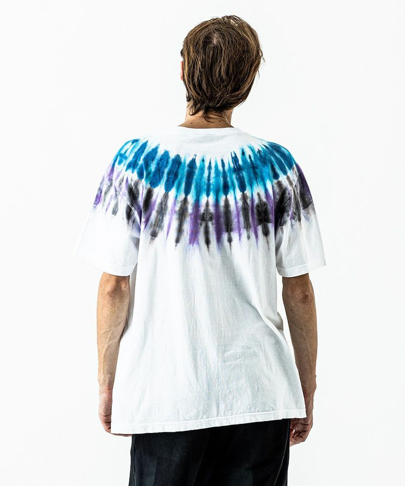 アーチタイダイTシャツ / Arch Tie-dye Tee / WHITE/BLUE
