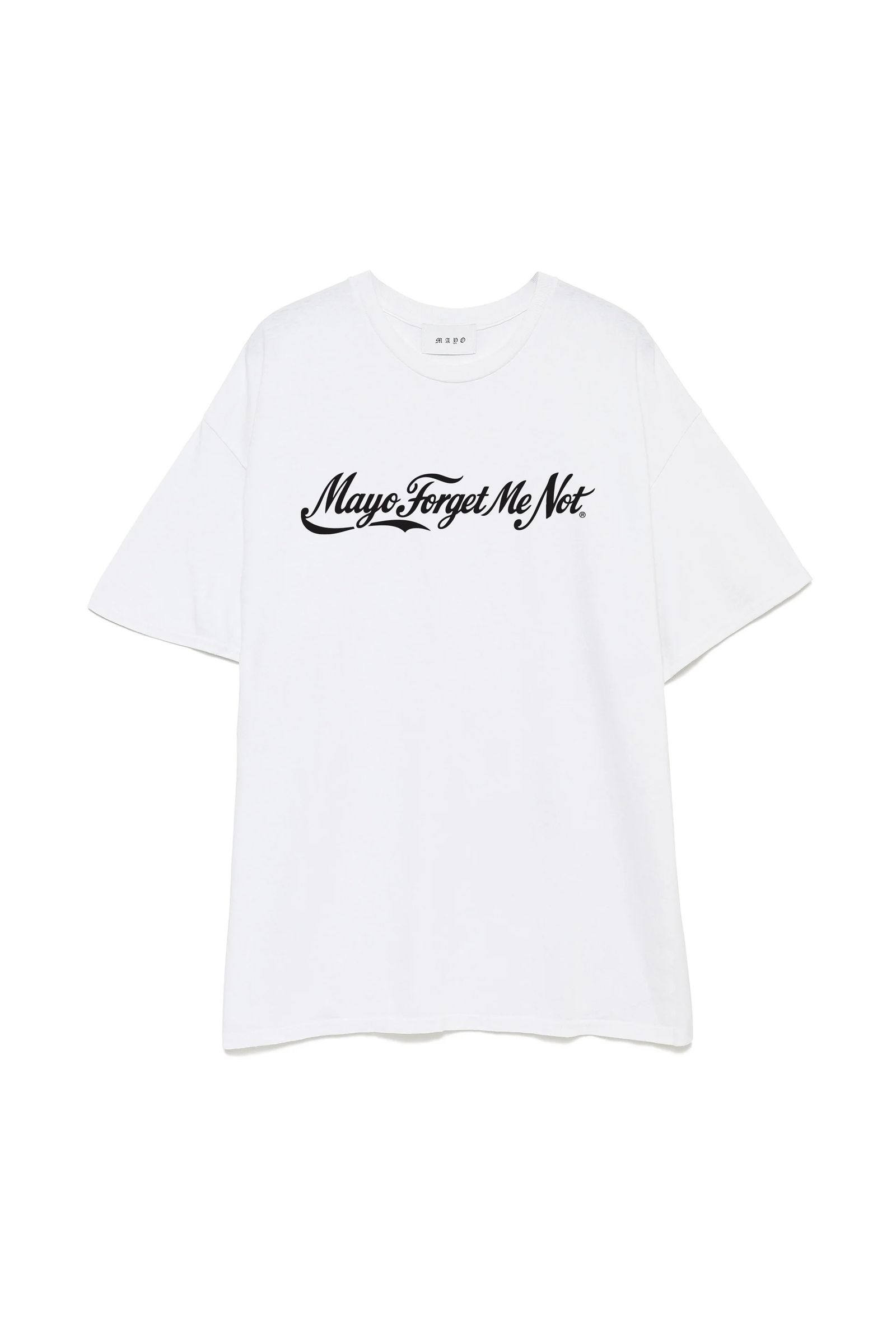 ロゴメッセージプリントTシャツ / LOGO MESSAGE PRINT SHORT SLEEVE TEE  / ホワイト[26MY-ST004]