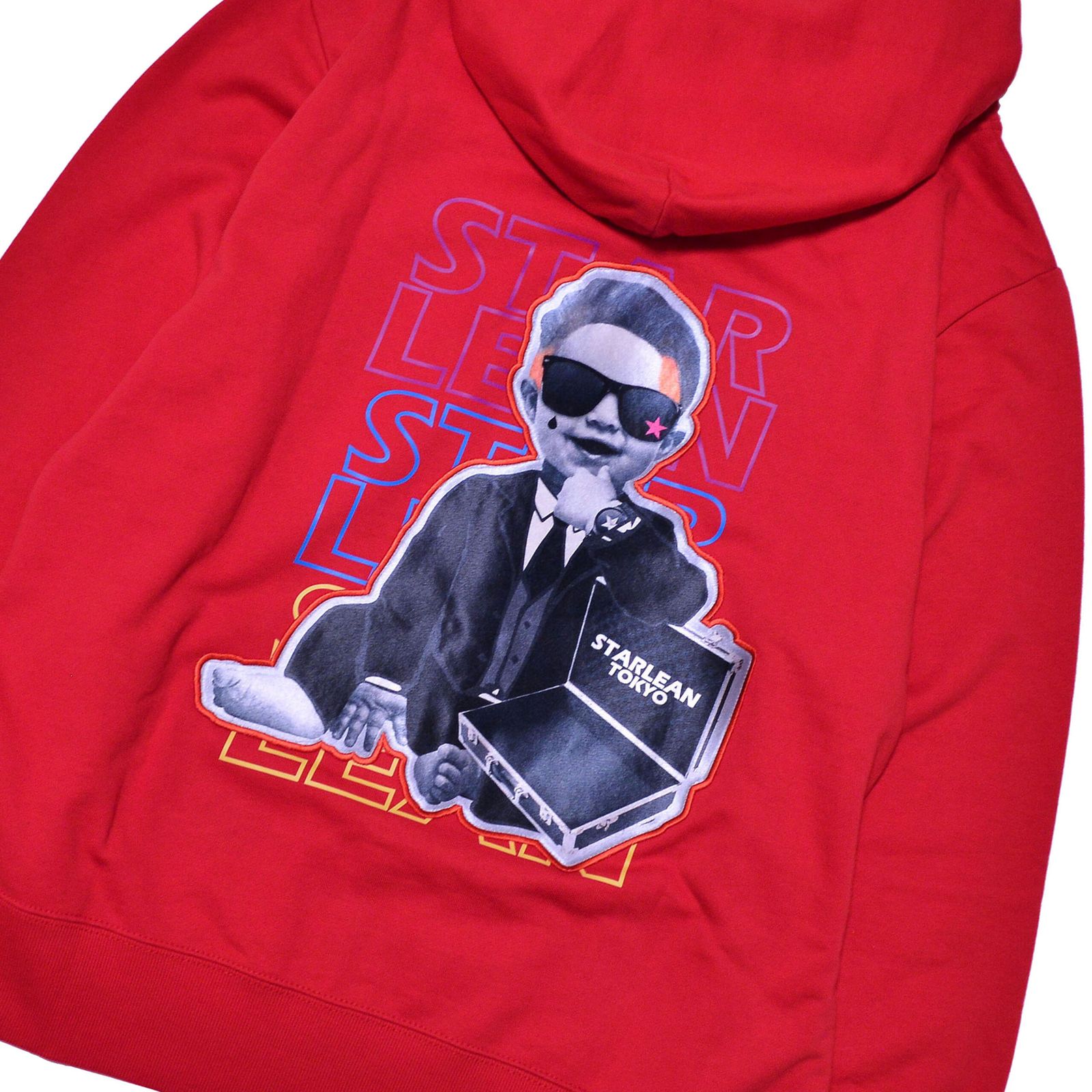 ジップアップパーカー SUIT BABY ZIP HOODIE RED