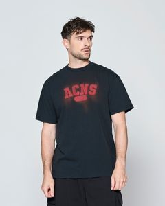☆先行予約☆ ヴィンテージ ロゴ Tシャツ  /  Vintage Wash Bleeding Logo Tee / BLACK【CT2706】