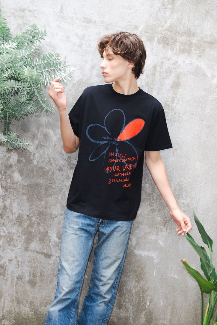 MAISON HONORE PARIS×MUTA MARINE / Tシャツ / Florent &  Concept(フローレント＆コンセプ) / ブラック