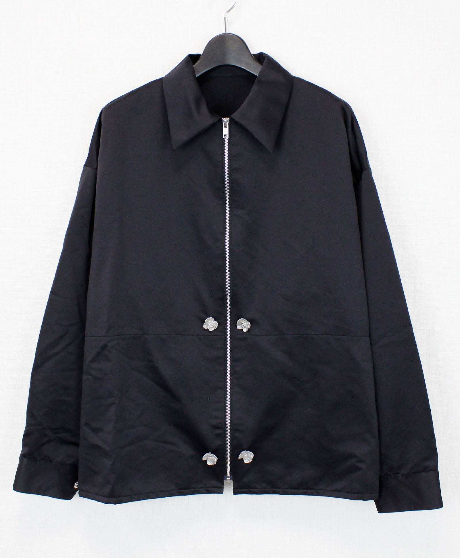 ALMOSTBLACK - サテン スカシャツ / WOVEN SATIN SKA SHIRTS ...