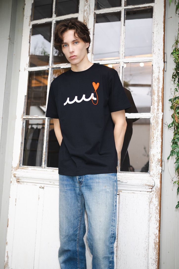 MAISON HONORE PARIS×MUTA MARINE / Tシャツ / Tiphanie &  Vague(ティファニー＆ヴァーグ) / ブラック