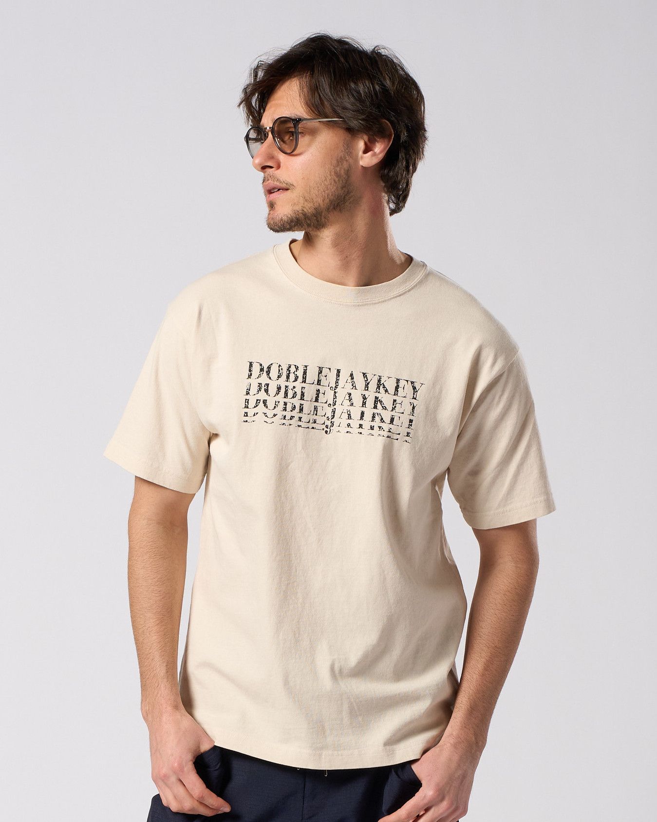 ☆先行予約☆ ダブルジェイケイ Tシャツ /  DOBLEJAYKEY T / WHITE [7403 cj52i]