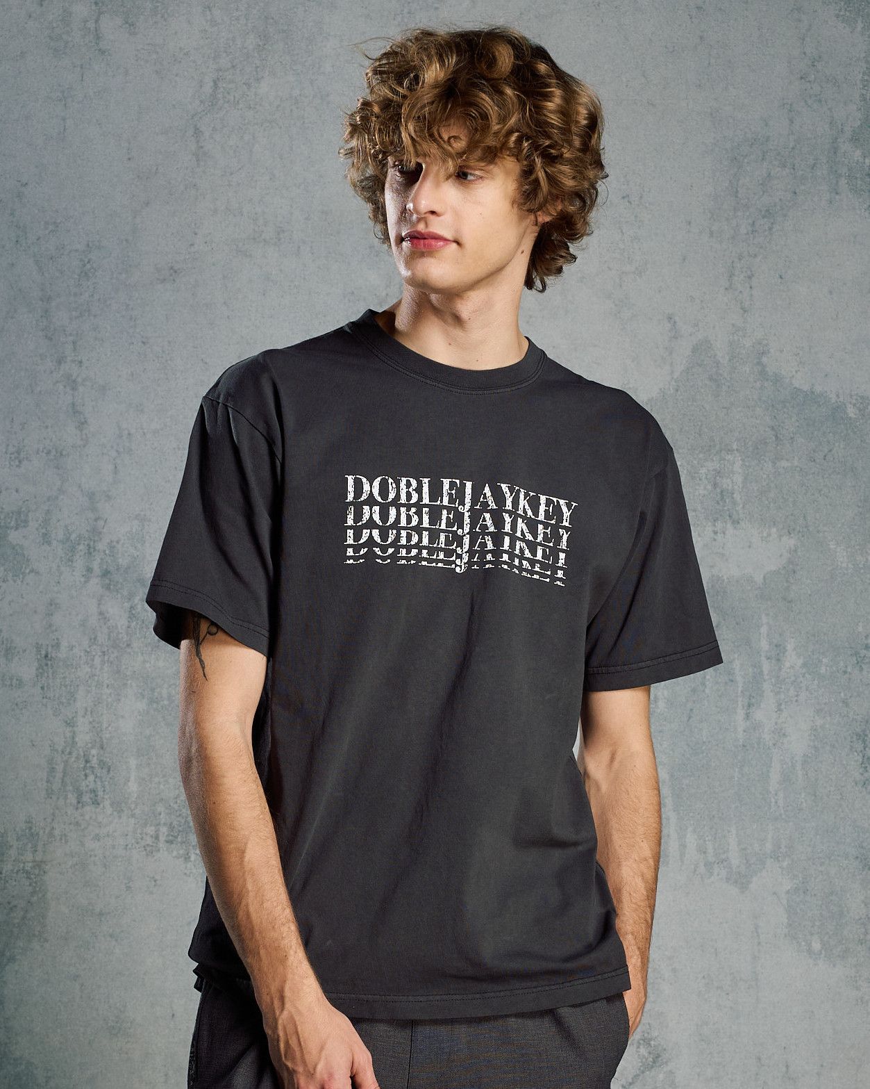 ☆先行予約☆ ダブルジェイケイ Tシャツ /  DOBLEJAYKEY T / BLACK [7403 cj52i]