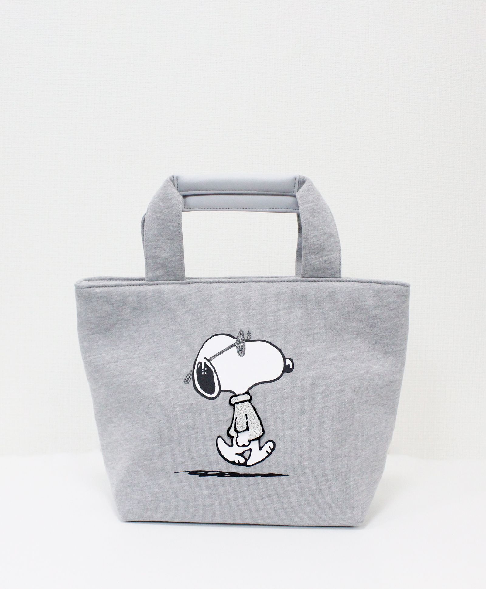 【スヌーピー】ミニトートバッグ / グレー【USZ-26015】