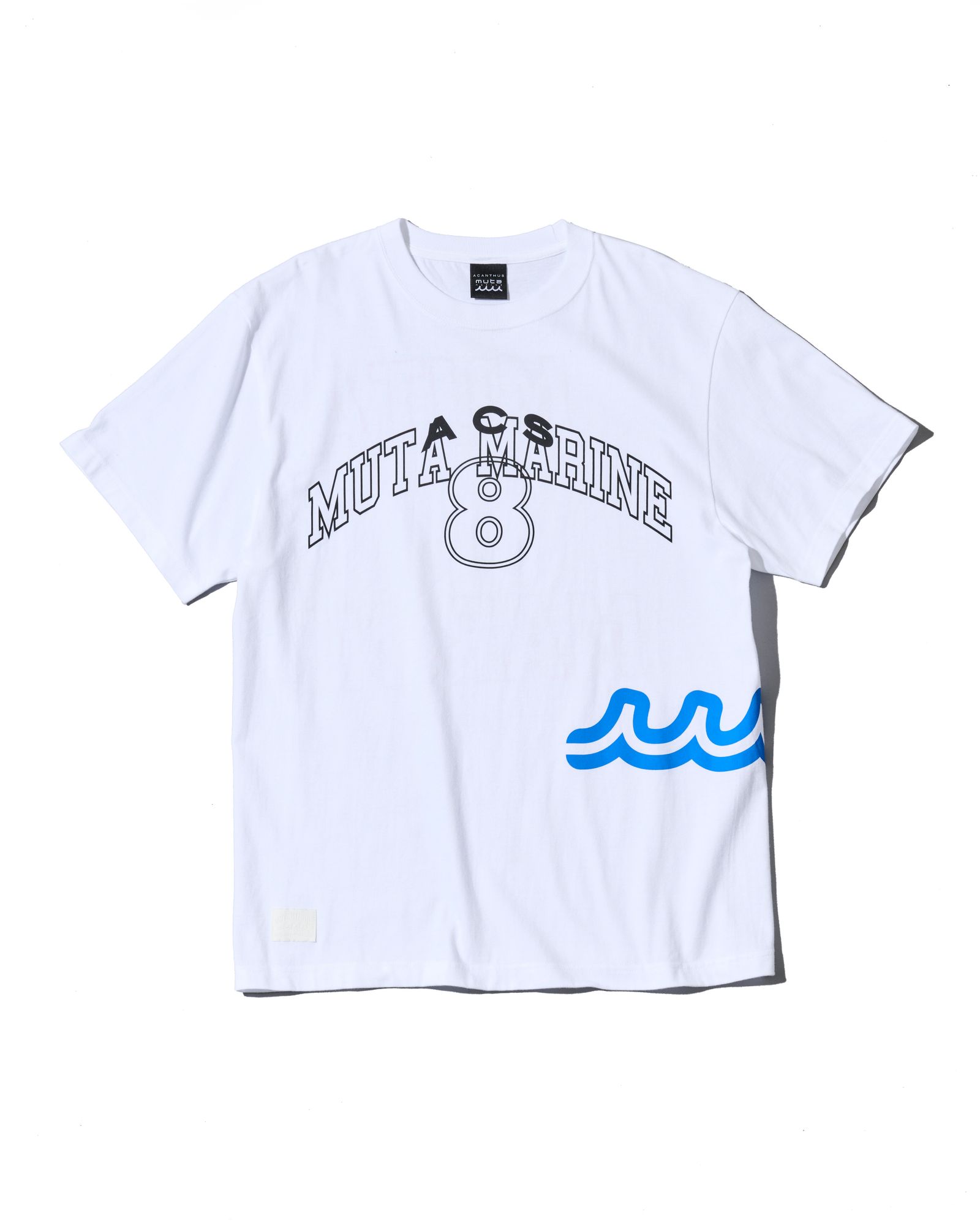 ☆先行予約☆muta MARINE × ACANTHUS  / マルチプリントTシャツ /  Multi Print Tee / WHITE【MA2715】