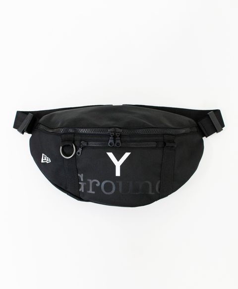 Ground Y×NEWERA(R) GROUND Y LOGO POLYESTER WAIST BAG [GL-I50-982-1]