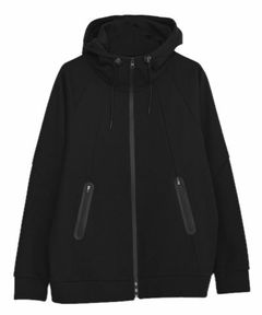 止水ジップパーカー / ブラック【341027】