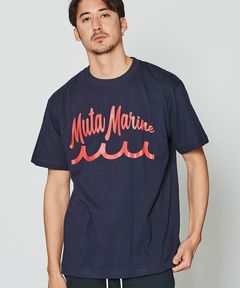 ACANTHUS x muta MARINE / muta Script Logo Tee / Tシャツ / NAVY / MA2438
