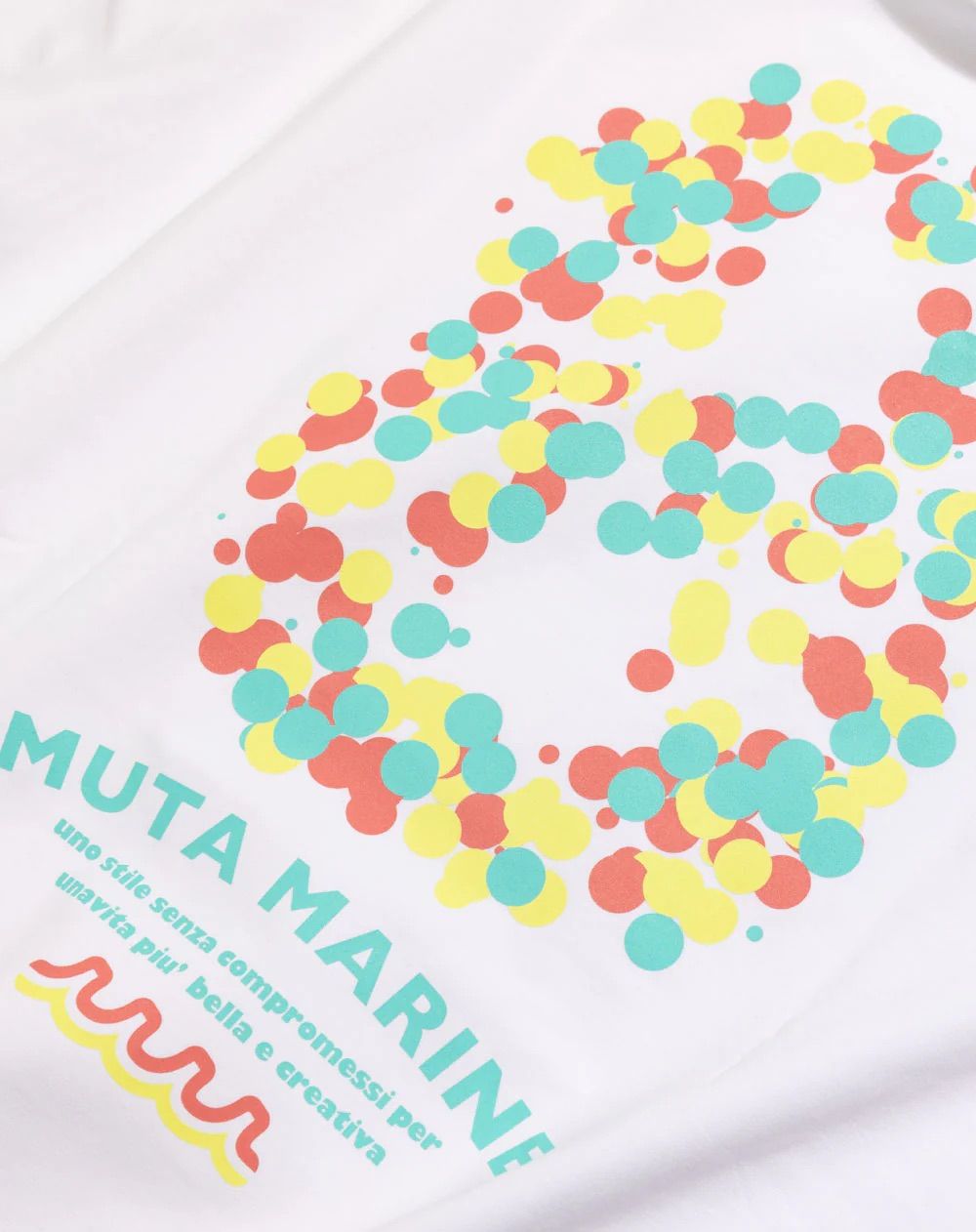 CONFETTI WAVE Tシャツ / ホワイト [MMMP-434600]