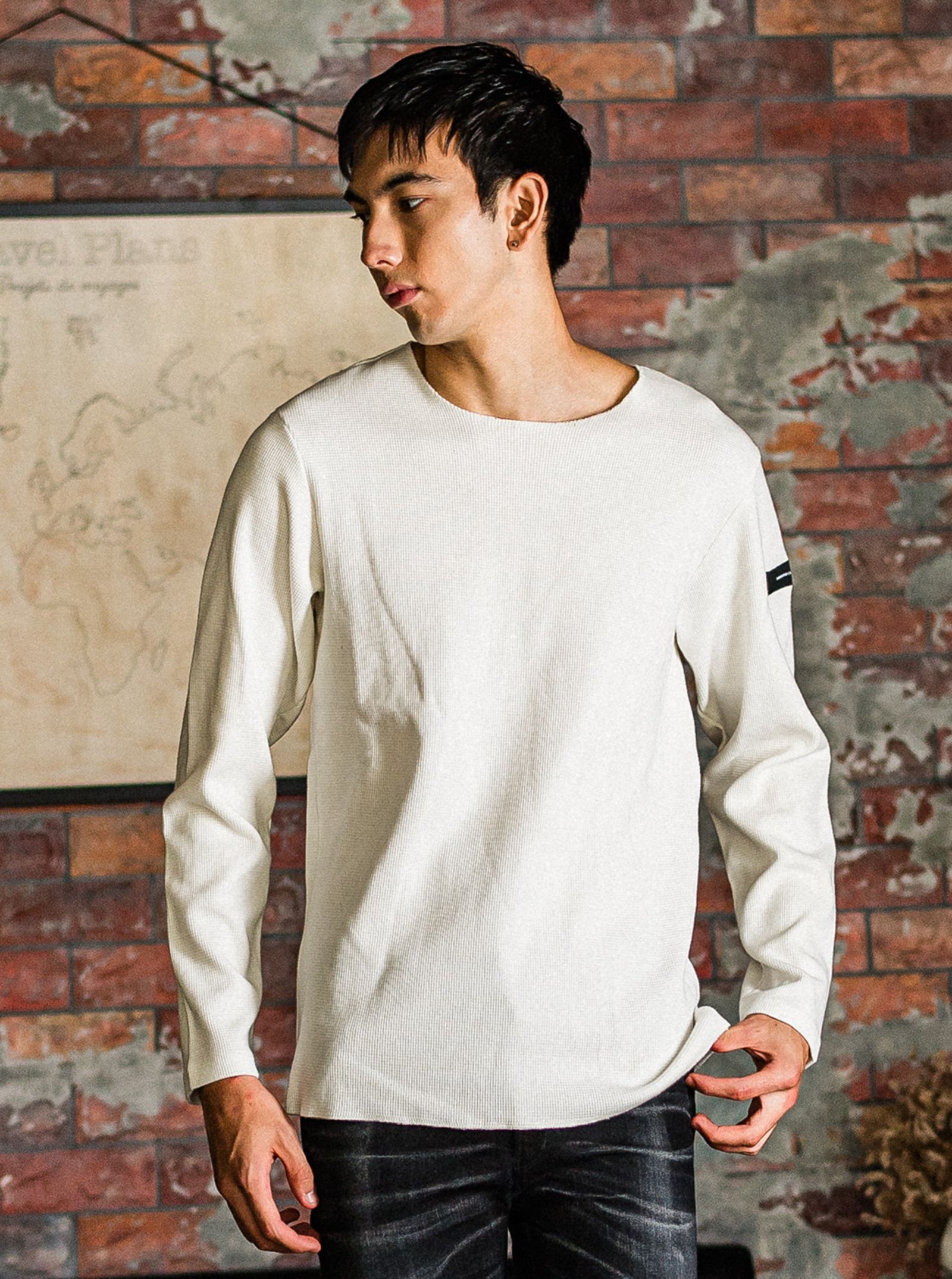 RESOUND CLOTHING - ST COTTON waffle Thermal / カットオフサーマル