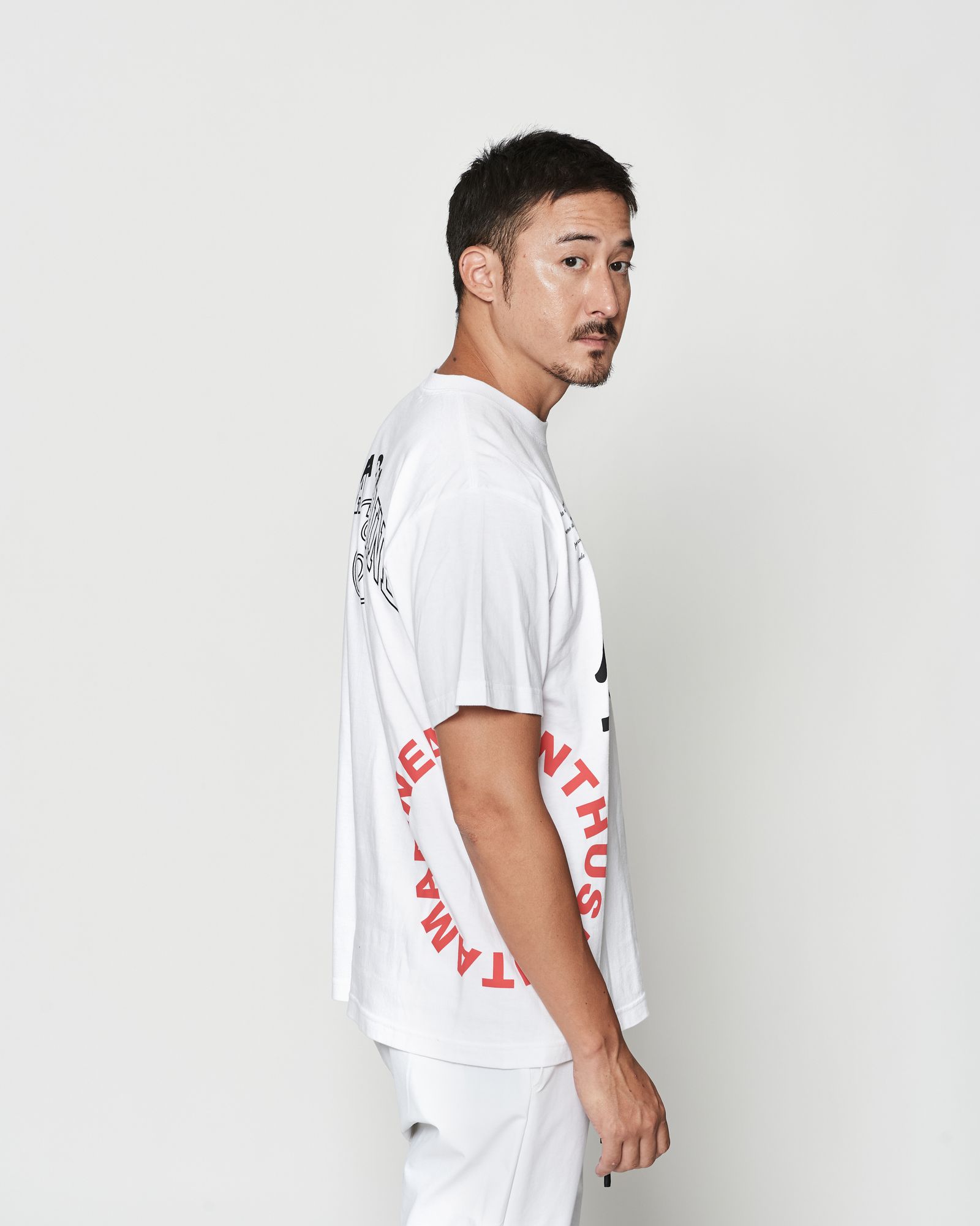☆先行予約☆muta MARINE × ACANTHUS  / テストプリントTシャツ  /  Test Print Tee / WHITE【MA2612】