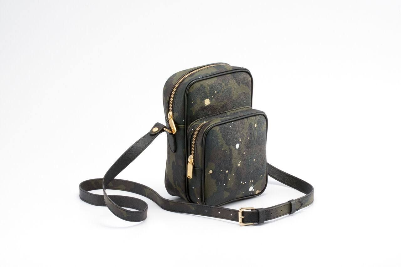 ポケット付き クロスボディバッグ / KHAKI CAMO  [GB1990-PM]