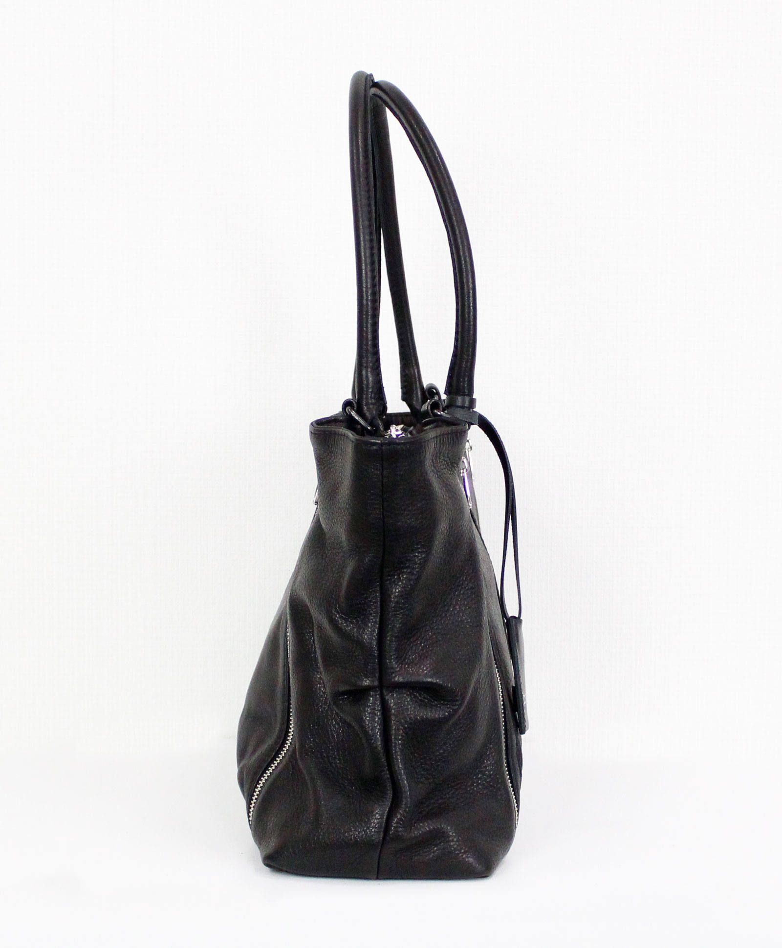 オイルドカウレザー / Wzipトート・バッグ(M) / Oiled Cow Leather Wzip Tote Bag / [DCD-01028]