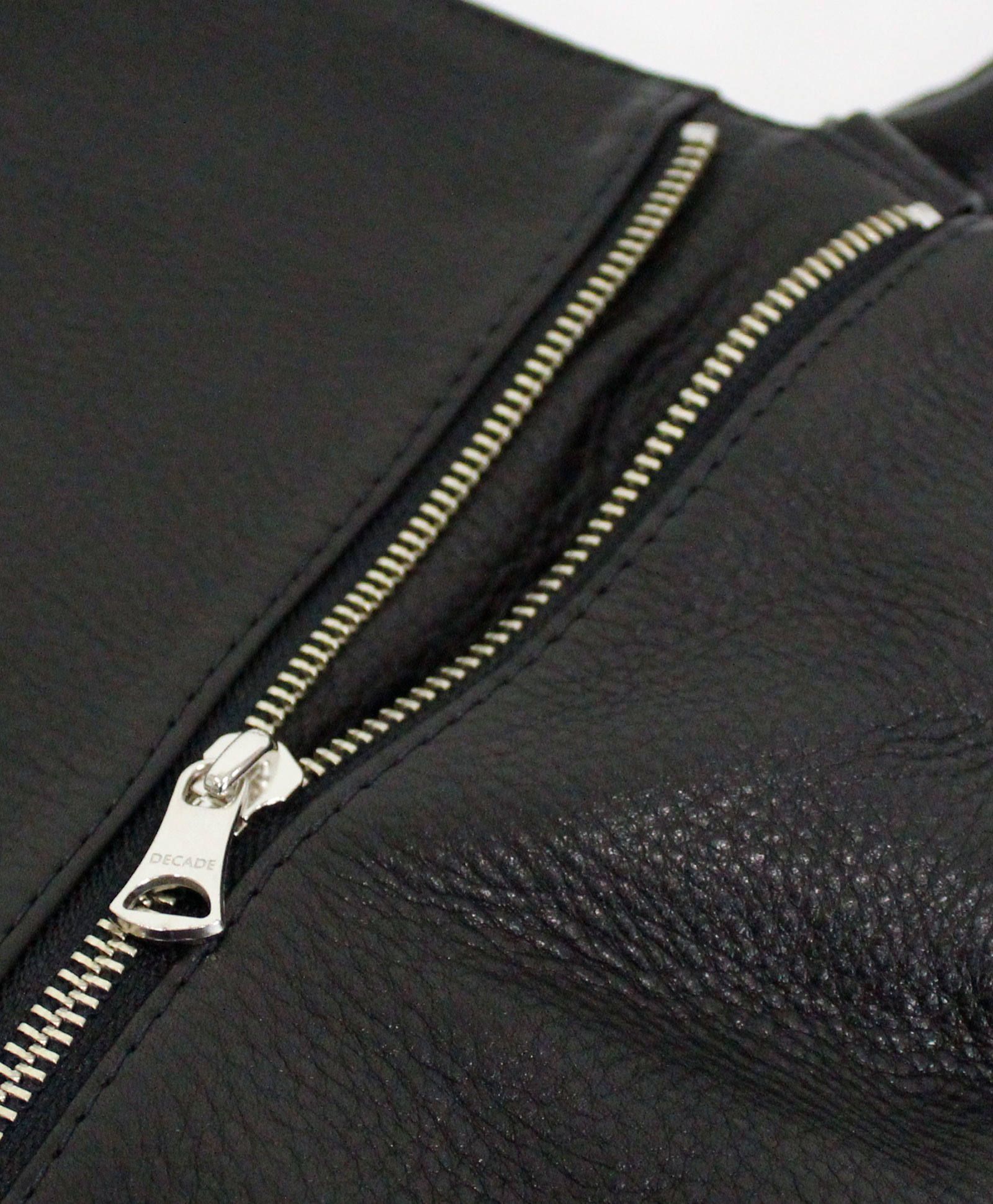 オイルドカウレザー / Wzipトート・バッグ(M) / Oiled Cow Leather Wzip Tote Bag / [DCD-01028]