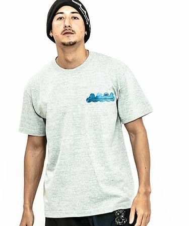 ACANTHUS×muta / アカンサス×ムータ / S/S クルーネックポケットTシャツ / グレー / S/S crew neck Tee