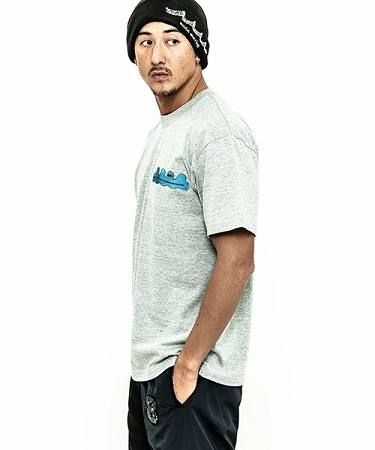ACANTHUS×muta / アカンサス×ムータ / S/S クルーネックポケットTシャツ / グレー / S/S crew neck Tee