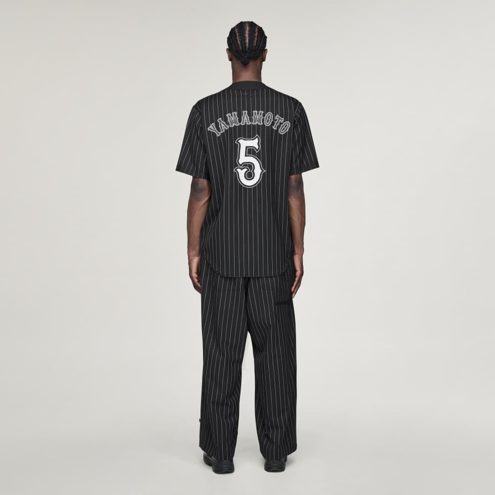 エリート 5 ベースボールシャツ / Y-3 ELITE 5 BASEBALL SHIRT / BLACK [KS7640-APPS26]