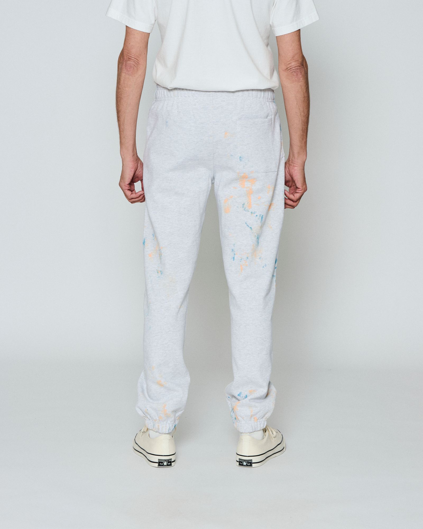 ☆先行予約☆  アブストラクトペイントスウェットパンツ / Abstract Paint Sweatpants / ASH GREY 【HJ2604P】