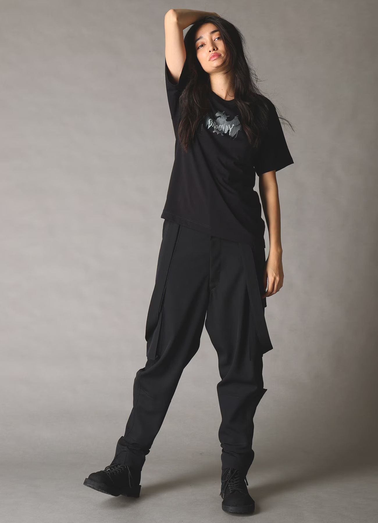 BAT T-SHIRT A / BLACK [GQ-T05-071-1]