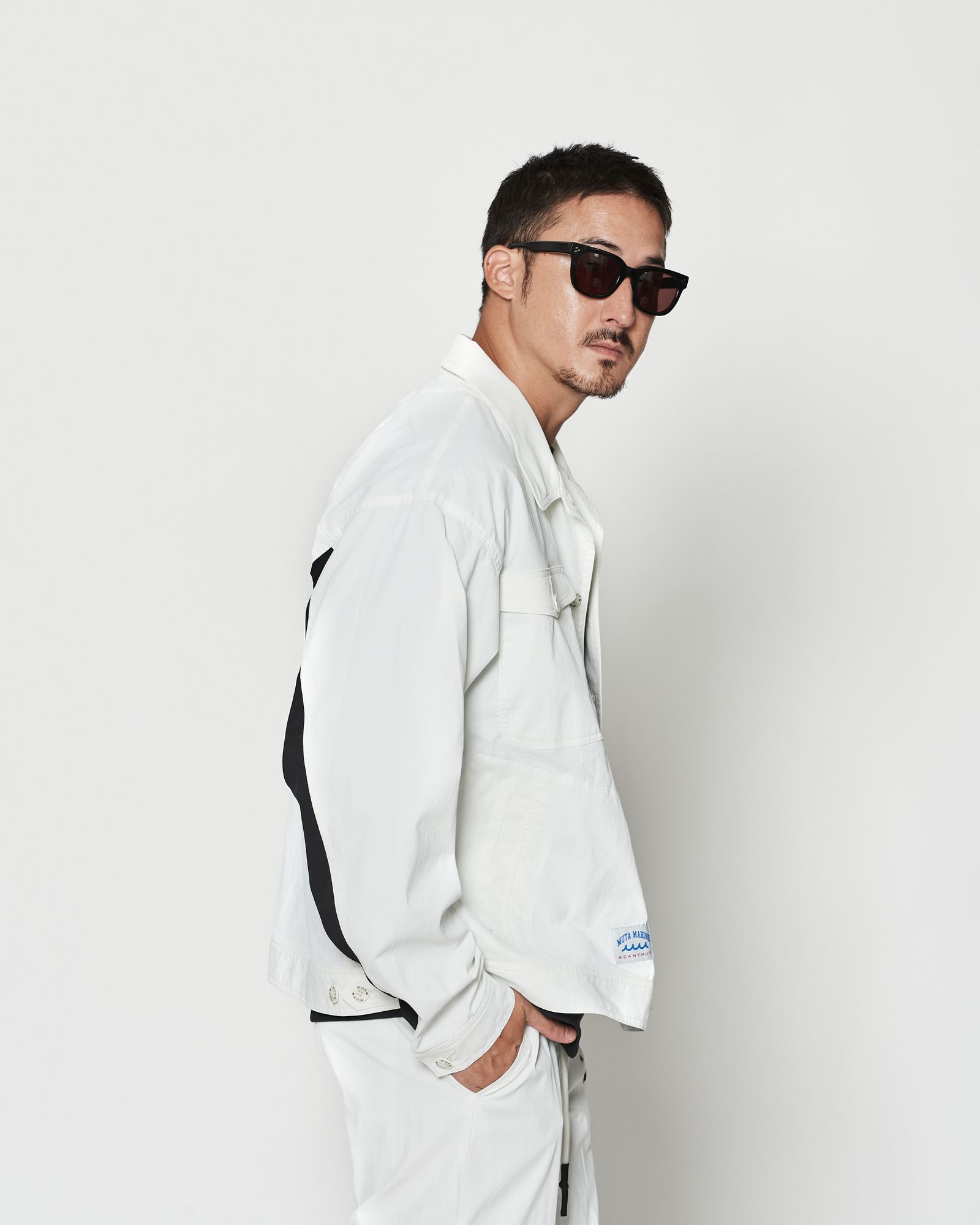 ☆先行予約☆muta MARINE × ACANTHUS  / トラッカージャケット / Trucker Jacket / WHITE【MA2601】