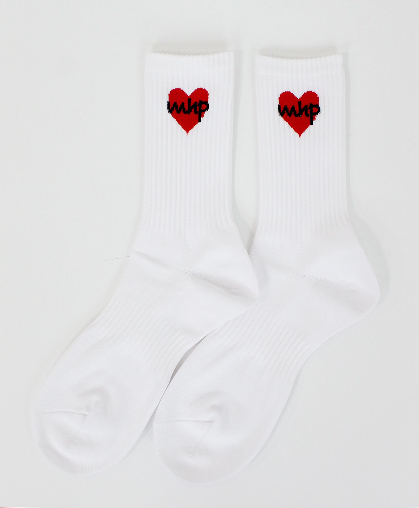 ソックス / Heart Socks / WHITE