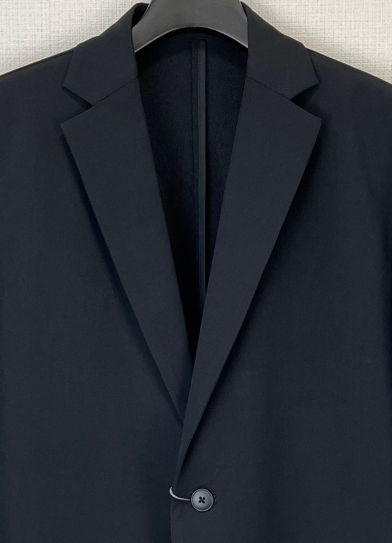 N/Peダブルクロスストレッチ イージージャケット / ブラック [26003]